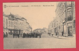 Sint-Niklaas - Houmarkt ... Geanimeerd - 1920 ( Verso Zien ) - Sint-Niklaas