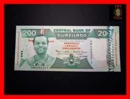 SWAZILAND 200 Emalangeni  19.4.2008 P. 35 *COMMEMORATIVE*   UNC - Swasiland