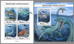 MALDIVES 2020 MNH Diving Tauchen Plongee Preh. Water Animals M/S+S/S - OFFICIAL ISSUE - DH2017 - Immersione