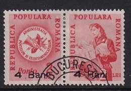 Rumenia 1952, Overprint, Minr 97 Vfu - Postage Due