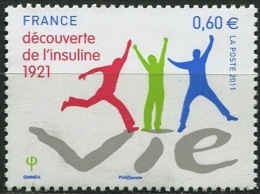 FR YT 4630 " Découverte De L'insuline " 2011 Neuf** - Unused Stamps