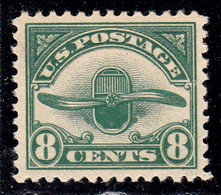 STATI UNITI 1923  8C  POSTA AEREA   CATALOGO UNIFICATO N.4 SCOTT # C4  MLH  OG - 1b. 1918-1940 Nuovi