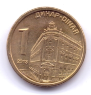 SERBIA 2013: 1 Dinar, KM 54 - Serbien