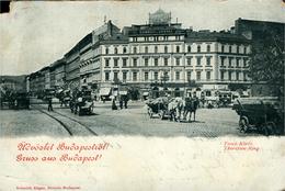 Budapest   Terez Korut Théresien Ring Carte Aîmée Mais De Valeur Car De 1899 - Hungría