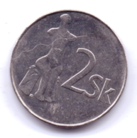 SLOVAKIA 1995: 2 Koruna, KM 13 - Eslovaquia