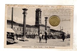 CESENATICO PORTO CANALE PONTE GARIBALDI  VIAGGIATA 1934 - Cesena