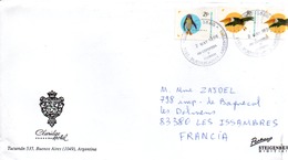 ARGENTINE LETTRE A EN TETE D'HOTEL DE BUENOS AIRES POUR LA FRANCE 1996 - Covers & Documents