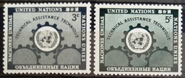 NATIONS-UNIS  NEW YORK                   N° 19/20                      NEUF** - Unused Stamps