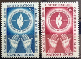 NATIONS-UNIS  NEW YORK                   N° 21/22                      NEUF* - Neufs