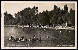 ALTE POSTKARTE STRANDBAD LANGENARGEN BODENSEE Bad Schwimmbad Schwimmzone Ansichtskarte AK Postcard Cpa - Langenargen