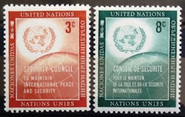 NATIONS-UNIS  NEW YORK                   N° 52/53                      NEUF* - Neufs