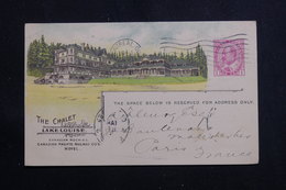 CANADA - Entier Postal Avec Repiquage Au Verso De Montréal Pour La France En 1911 - Illustration Hôtel - L 60673 - 1903-1954 Könige