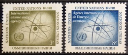 NATIONS-UNIS  NEW YORK                   N° 56/57                      NEUF* - Unused Stamps