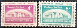 NATIONS-UNIS  NEW YORK                   N° 66/67                      NEUF* - Ungebraucht