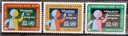 NATIONS-UNIS  NEW YORK                   N° 130/132                      NEUF** - Unused Stamps