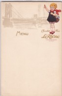 MENU / CHOCOLATS FINS/ LE RHONE / VERNAISON / RHONE - Menus