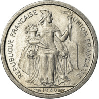 Monnaie, Nouvelle-Calédonie, Franc, 1949, Paris, SUP+, Aluminium, KM:2 - Nieuw-Caledonië