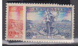 AUSTRALIE    1936               N °     105 / 106          COTE      7 € 50           ( Q 273 ) - Neufs