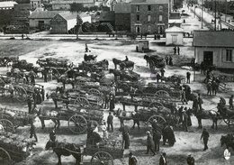 SAINT MALO CITE CORSAIRE PLACE ROCABEY LE MARCHE AUX POMMES DE TERRE EN 1916 REPRODUCTION - Saint Malo