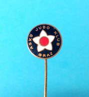 ASKO JUDO KLUB - GRAZ (Austria) - Vintage Enamel Pin Badge * Judo Sport Abzeichen Anstecknadel Spilla Osterreich - Judo