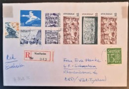 SWEDEN 1971 - Registered Letter To Germany - Postwaardestukken