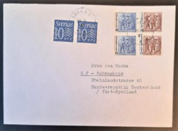 SWEDEN 1967 - Letter To Germany - Entiers Postaux