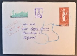 SWEDEN 1965 - Letter To Germany - Postwaardestukken