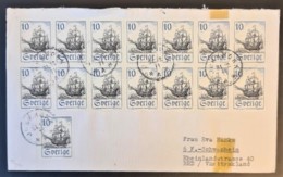 SWEDEN 1971 - Letter To Germany - Postwaardestukken