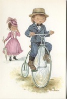 CPM - Fantaisie Illustrée Signée CONSTANZA - SCENE ENFANTS Avec Vieux Vélo - Lot De 3 Vues - Edition C.Y.Z. - Dessins D'enfants