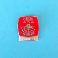 1981 WORLD WRESTLING CHAMPIONSHIPS (FILA) Official Participant Pin Badge "COMMITTEE" .. Lutte Ringen Lotta Lucha Worste - Lucha