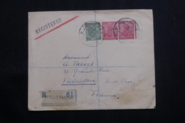 INDE - Enveloppe Commerciale ( Négociant En Timbres) De Bombay En Recommandé Pour La France En 1937 - L 60725 - 1936-47 Roi Georges VI