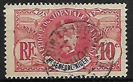 HAUT  SENEGAL  ET  NIGER  -  1896.   Y&T N° 5 Oblitéré.  Général Faidherbe. - Usati