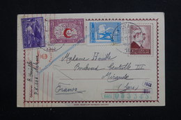 TURQUIE - Entier Postal + Compléments De Ankara Pour La France Avec Contrôle Postal Allemand En 1943 - L 60770 - Postwaardestukken