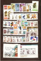 POLOGNE ANNEE COMPLETE 1988 NEUVE ** MNH LUXE 55 TIMBRES ET 2 BLOCS - Volledige Jaargang