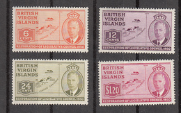 Virgin Islands 1951 Set Of 4   SG132 To SG135  MVLH - Autres