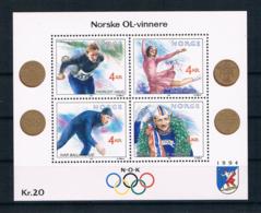 Norwegen 1990 Olympia Block 14 ** - Ungebraucht