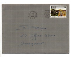 IRLANDE EIRE LETTRE POUR LA FRANCE 1985 - Storia Postale