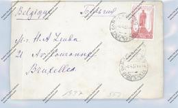 RUSSIA / RUSSLAND, 1937, Michel 553 Puschkin 80 Kop., Brief Nach Brussel,3.4.1937 - Covers & Documents