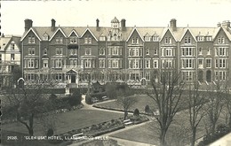 REAL PHOTOGRAPHIC POSTCARD GLEN USK HOTEL - LLANDRINDOD WELLS - LOCAL PUBLISHER - Radnorshire