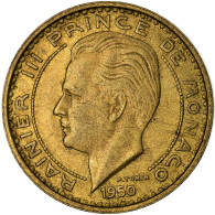 Monnaie, Monaco, Rainier III, 50 Francs, Cinquante, 1950, Monaco, TTB - 1949-1956 Anciens Francs