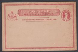 1880. QUEENSLAND AUSTRALIA  ONE PENNY POST CARD VICTORIA. () - JF304904 - Briefe U. Dokumente