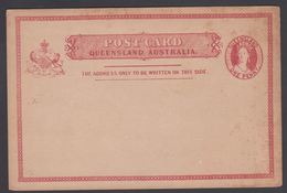 1880. QUEENSLAND AUSTRALIA  ONE PENNY POST CARD VICTORIA. () - JF304904 - Brieven En Documenten