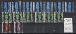 Grande Bretagne - Great Britain - Yvert 220 Et 252 - Scott#246 And 281 - Gibbons 473 And 504 - Unused Stamps