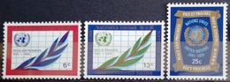 NATIONS-UNIS  NEW YORK                   N° 203/205                      NEUF** - Unused Stamps