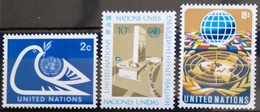 NATIONS-UNIS  NEW YORK                   N° 242/244                     NEUF** - Unused Stamps