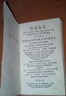 LIBRETTO PREGHIERE PER SACERDOTI ANNO 1775 - Libri Antichi