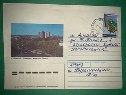 Cover Turkmenbashi To Ashgabat 2001 ( Flag And Coat Of Arms ) - Turkmenistán