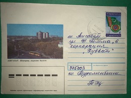 Cover Turkmenbashi To Ashgabat 2001 ( Flag And Coat Of Arms ) - Turkménistan