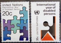 NATIONS-UNIS  NEW YORK                   N° 335/336                     NEUF** - Nuevos