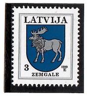 Latvia 1999 . COA 1999 Of Ziemgale. 1v: 3.  Michel #  372 C II - Lettonia